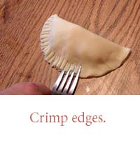 Crimp edges